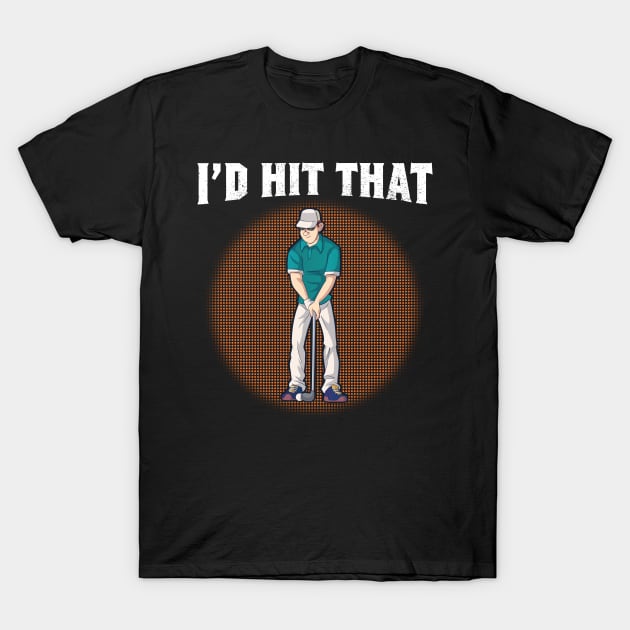 Golfer Golf Golfplayer Golfing Hole In One T-Shirt by bigD